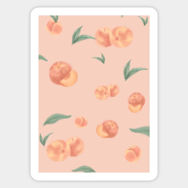 Peach No.1 Sticker by WwsNttb